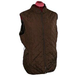 ✨ Bobbie Brooks Brown Quilted Vest - Size Medium - Lightweight & Stylish! ✨